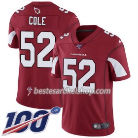Herren Arizona Cardinals Trikot Mason Cole 52 Nike Röd 100th